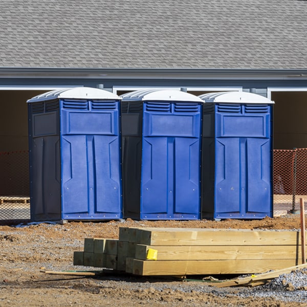 do you offer hand sanitizer dispensers inside the porta potties in Livermore Maine